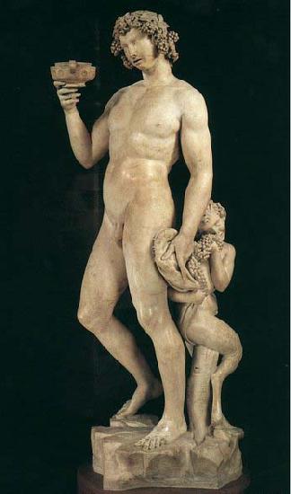 Michelangelo Buonarroti Bacchus oil painting image